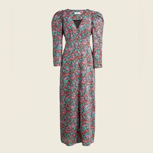J. Crew Collection Long Sleeve Dress - Pink and Black Floral